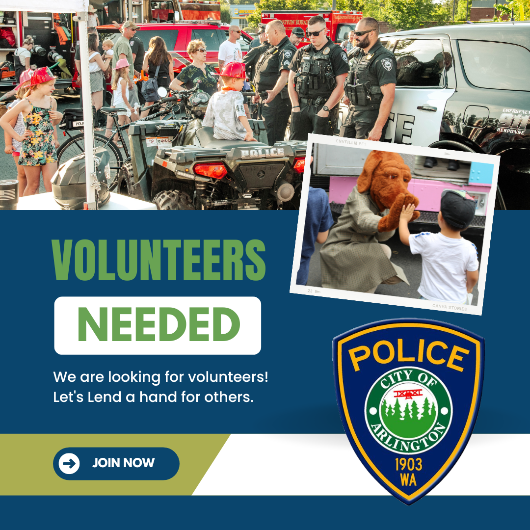 Volunteers Needed Instagram Post